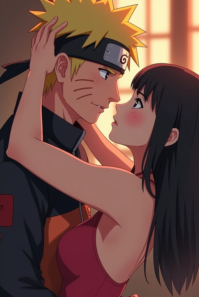 naruto sex with hinata & pressing boobs