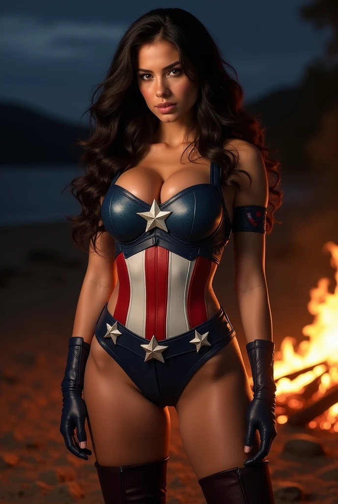 sexy young wonder woman wearing the tape project bondage harness costume cameltoe pussy-thong pussy-wedgie
realistic skin detail
(nsfw)
masterpiece
dynamic theatrical lighting
rainstorm, stormclouds, pouring rain, puddles
very large breasts overflowing her tight bra
impossible body
(perfect anatomy, perfect proportions, tanned, bikini line)
(ultra-candid creepshot action pictures of pornstar young wonder woman in a warzone with collapsed buildings and debris rubble)
she should be wearing sexy latex ultra-skimpy wonder woman costume designed with blue star spangled pussy-thong bondage harness cameltoe micro-bikini
she should have ultra-dark eyeliner mascara and eye-shadow smoky eyes make up
she wears red pvc patent vinyl 6 inch high-heel stiletto knee-high boots.
concrete and steel detritus in desolate collapsed building concrete debris and rubble,
her pussy should engulf her latex front thong
dripping wet. wetness should be dripping and flying off of her body
wild HAIR blowing in wind, explosions everywhere, lasers everywhere
oiled sweaty dirty glossy grimy body
running, walking, blocking. hiding, punching, fighting, roundhouse kick
huge explosions and fire fill the sky behind her an apocalyptic warzone like a scene out of a DCU movie
(ultra-pussy-wedgie, bare midriff, oiled, greasy, dirty, bruised, bloody, battlescarred sweaty, grimy)
(climbing over the camera)
perfect greasy oiled slightly chubby cellulite ass
low angle candid voyeur pussy view crotch shot
perfect greasy oiled slightly chubby cellulite ass
, casual photo, epic fantasy, horror, thriller, adventure, long exposure, vibrant color grading, wide-angle shot