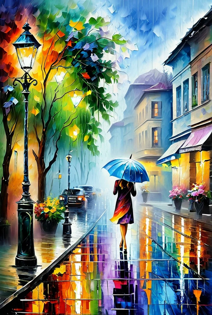 gentle pastel symphony of summer rain
vk art, Afremov,  Markovtseva 