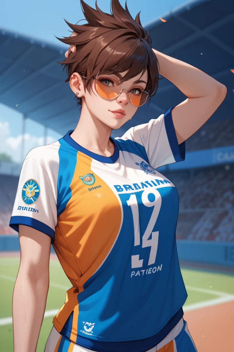 put this character with the brazilian shirt