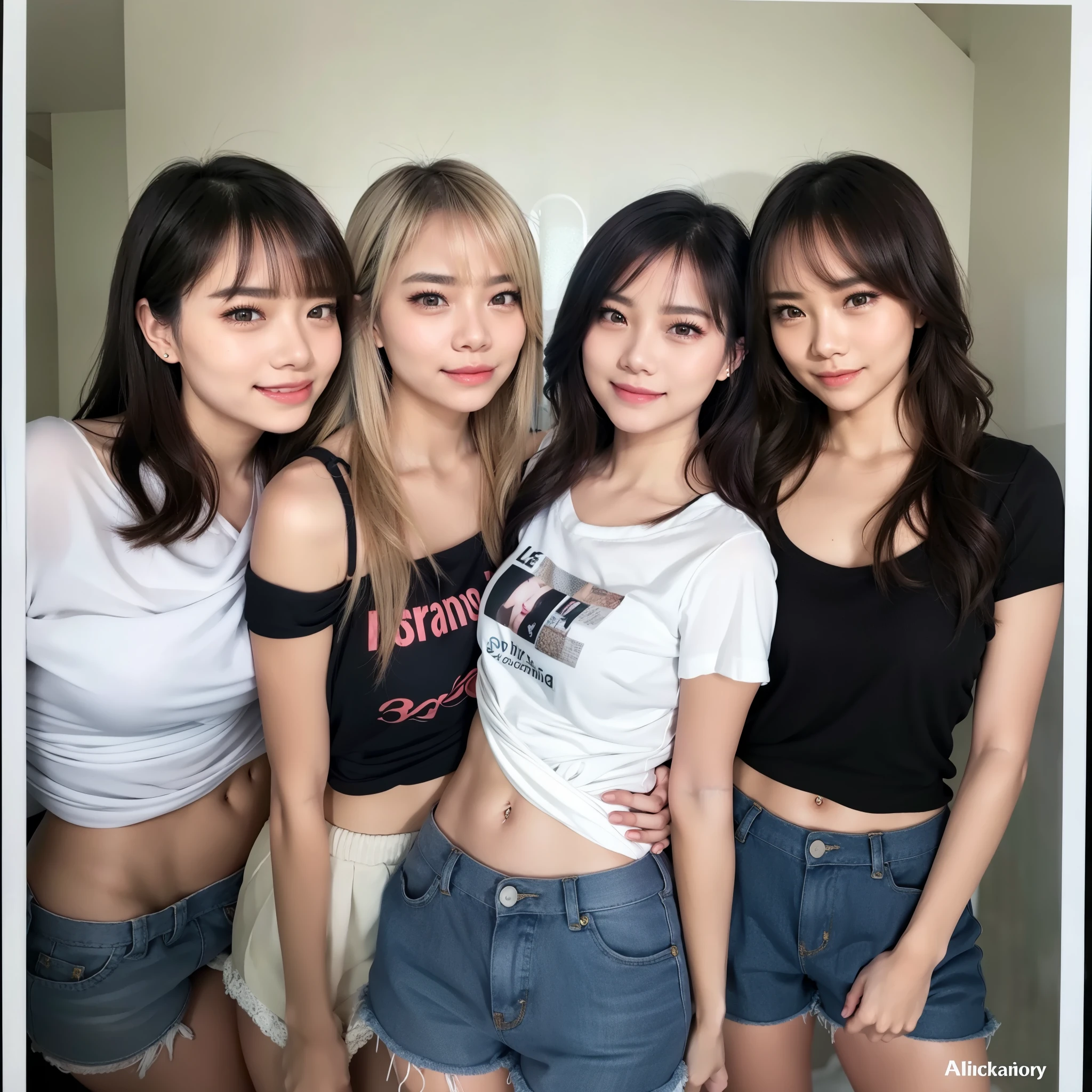 Three girls at the concert