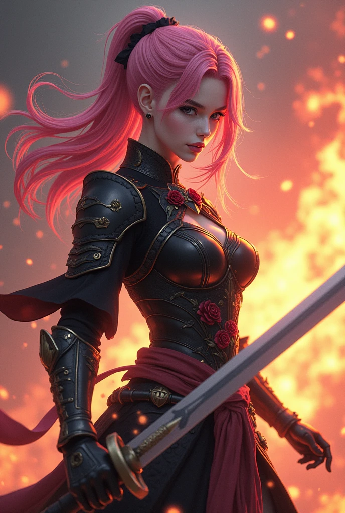 redo her eye so that it is looking right back at the viewer please