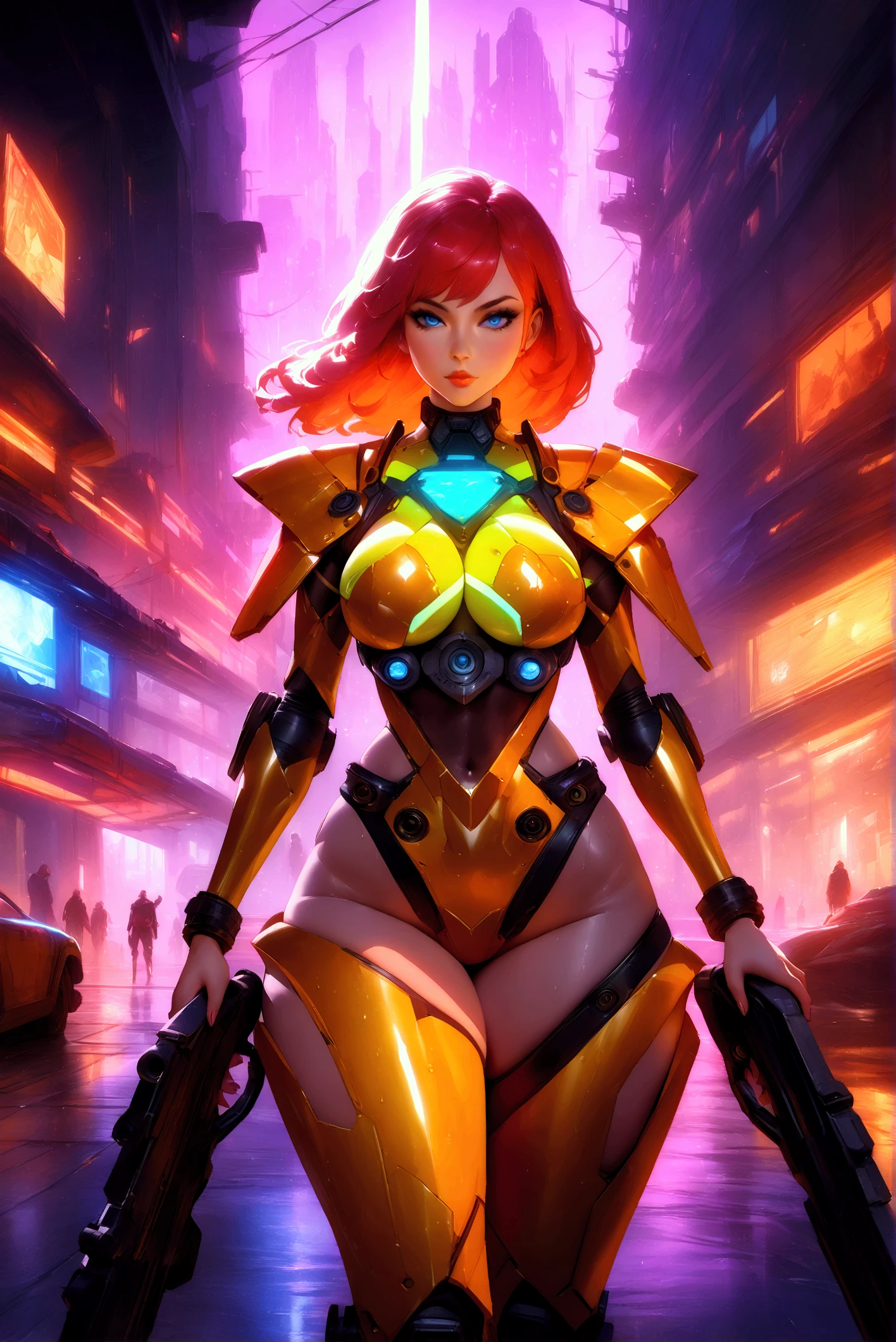((Back profile:1.3)), turning head looking to viewer, ((red hair)), There is a fire woman in a robot suit ((posing next to an futuristic Roman building)), ((integrated jet pack)), ((bulky jet pack:1.3)), Beautiful orange girl half cyborg, Cute cyborg girl, Beautiful girl cyborg, (aletta ocean face), (puffy lips), Perfect Robot Girl, Cyborg girl, (ass air bags), intricate details on ass, fire head, Young cyborg lady, (ass cleavage), Beautiful Female Robot, ((cybernetic abs:1.2)), ((orange skin)), intricate holes on ass, Beautiful orange robot woman, orange cyborg girl, perfect fire cyborg female, ((orange fire cyborg)), Female robot, Beautiful cyborg images, (cinematic lighting), red and orange aesthetic, small blue details