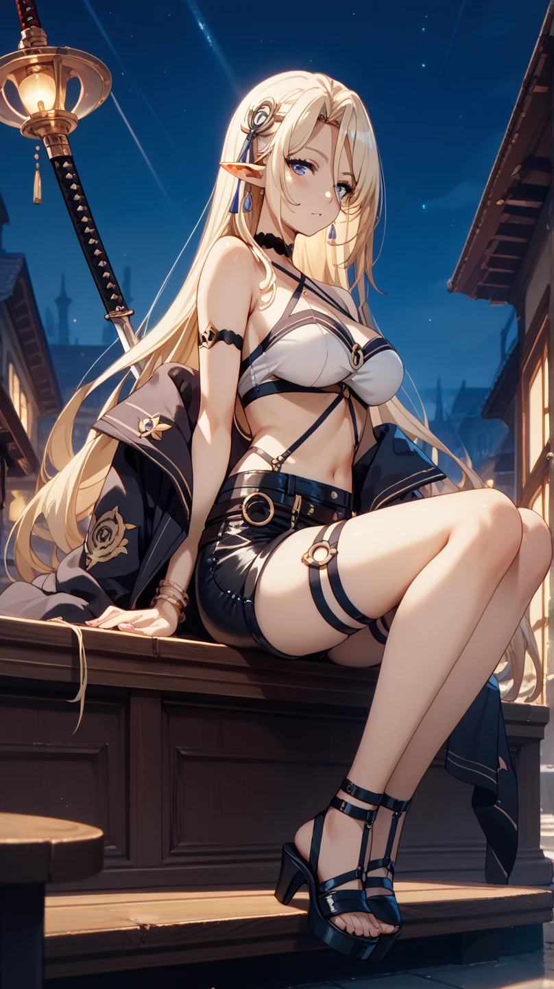 1girl,full body,(Best quality at best, tmasterpiece:1.2), super high separation rate, actual, Frontlighting, Complicated details, Exquisitedetailsandtextures, (with sparkling eyes and a contagious smile),cute Face highlights, (figure),dynamic angle,Super detailed, from below,extreme close-up,(kung fu pose:1.2),(ultra detailed skin),curvy,beautiful breasts,large breasts,pale skin,pointy breasts,erect nipples,(fantasy art,Highest image quality,Hyperrealist portrait,(8k),ultra-realistic,best quality, high quality, high definition, high quality texture,high detail,beautiful detailed,fine detailed,extremely detailed cg,detailed texture,a realistic representation of the face,masterpiece,Sense of presence,Dynamic,bold),(thin pubric hair),(soft hair),(straight hair:1.5),Swept long bangs,extra light coppery amber hair,hair over one eye,See-through dress with asymmetrical embroidery,tight mini skirt,stockings,Engineer boot
