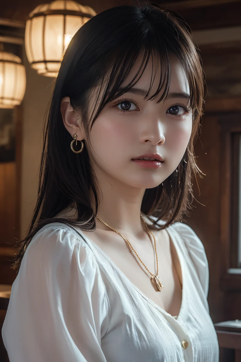 masterpiece, Bokeh, (Beautiful Face), (Detailed face), (Perfect hands), (Japanese Idols:1.6), (suit:1.3), (Ultra-realistic pantyhose:1.3), (Sit at the top of the tower:1.3),( Balcony of a high rise apartment:1.3), (Blushed:1.3), High heels, (From below:1.5), Beautiful mature woman,  (Obscene and extremely large breasts bigger than a face:1.95, Chest gap), (Big eyes that exude beautiful eroticism:0.8, Adult charm:0.8, Fascinating:0.8), necklace, Earrings, bracelet, Highly detailed and accurate hands and fingers, ((She has a very cute baby face and a pure and sexy expression.))、