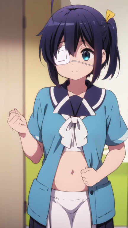Cute naughty peasant girl, Pastel colors hair, medium breasts, Thighs, black hair, short hair, (low twintails), glasses, standard height, (anxious face:1,2、blush:1.2, quiet personality:1.2, shy), (naked), at the adventurer's guild, A bulletin board with posted paper