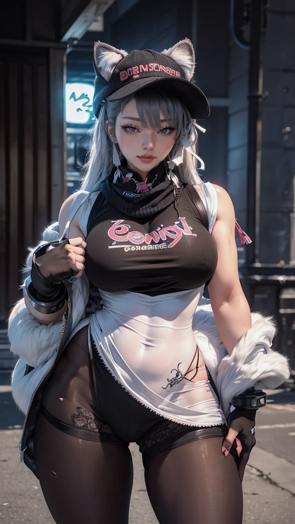 street fighter、Five Fingers、Very big big breasts、fighting poses、Chest that seems to burst、cleavage of the breast、One lady、Long legs、Fitness Model、musculature、abdominals、Powerful Pose、punch、Height 175cm、poneyTail、skin tanned、A smile、clothes shiny、full-body view、publicity cosplay、full-cosplay、taken with canon 5d mk4、cosplay foto