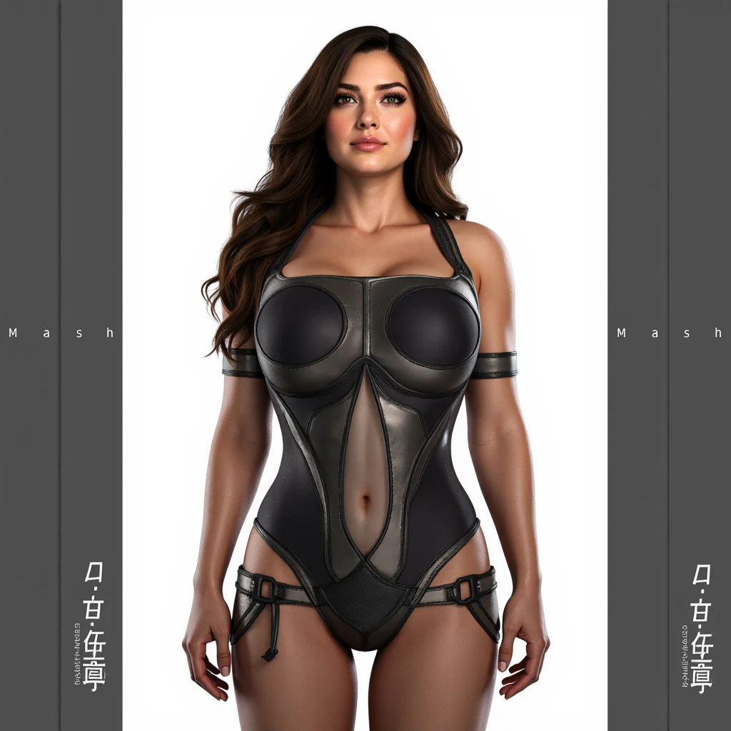 Gianna Michaels, Female original character reference sheet adoptable, Full body,