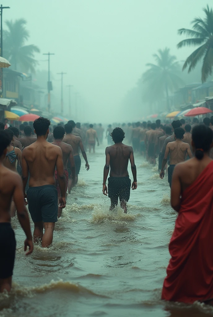 Indian tidal bar flooded Bangladeshis people, come into the Indian barrage