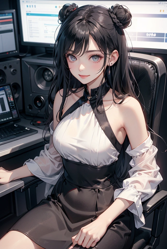 ((Best quality)), ((masterpiece)), (detailed:1.4), 3D, an image of a beautiful cyberpunk female,HDR (High Dynamic Range),Ray Tracing,NVIDIA RTX,Super-Resolution,Unreal 5,Subsurface scattering,PBR Texturing,Post-processing,Anisotropic Filtering,Depth-of-field,Maximum clarity and sharpness,Multi-layered textures,Albedo and Specular maps,Surface shading,Accurate simulation of light-material interaction,Perfect proportions,Octane Render,Two-tone lighting,Wide aperture,Low ISO,White balance,Rule of thirds,8K RAW,