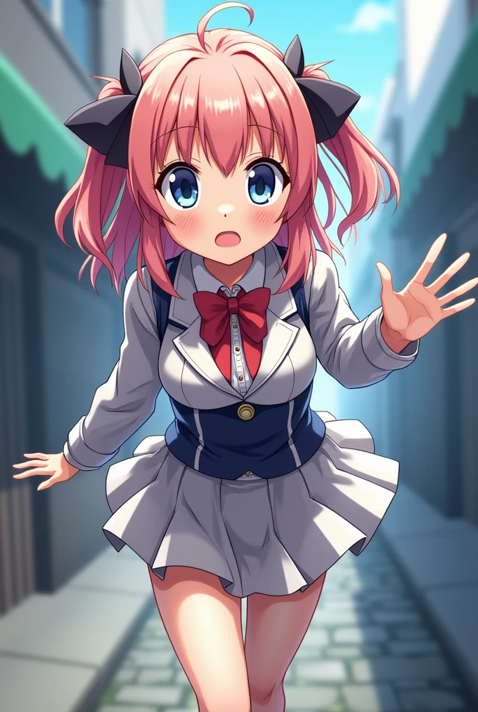  (Maid clothes), (Huge breasts, Huge breasts, Large Breasts), Put your arms behind your back, Firm breasts, Slim waist, Curvaceous figure,long 髪, whole body,atlanta_kantaicollection,Viewed from the front,