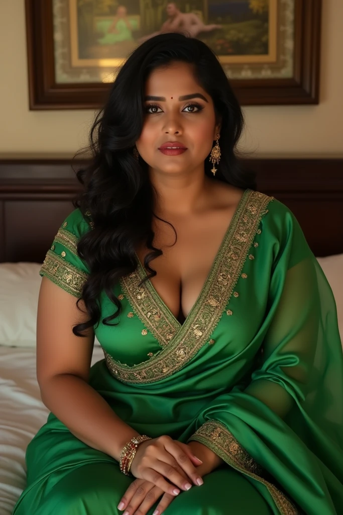Looks like Indian Actress Mahie Gill, stunning beauty, enchantress, maharani, beautiful like apsara, An Extremely gorgeous and beautiful Bengali village woman, 55 yo, pale white skin, sensual appealing body, perfect thick and chubby Beauty, wearing saree bare-chested, wearing a Bengali-style saree without a blouse,, ethnic vintage bengali village woman, bengali style saree, The sari was worn without a blouse and petticoat before the British Raj, baring one's chest or being blouseless, intricate , Bengalis a.k.a. Bongs are known for their unique Bengali fashion sense (the way they don that sari makes you go wow), Pre British Raj, Pre colonial era, Bengali Woman draping sari without blouse is a normal thing in pre British Era, bong woman, wearing kajal or kohl or kajol in eyes, enchanting face, fluent body language and her own appeal is truly different, thick fleshy navel, juicy lips, beautiful curvy village woman, desi gorgeous Bong aunty, curvy mature beauty, Bengali bhabhi , deep juicy navel, juicy figure, skin pores, skin texture, highly detailed, sensually appealing, appealing figure, appealing body language, 