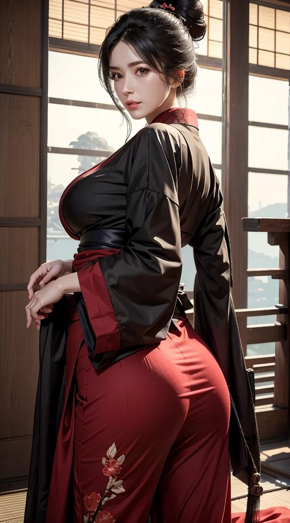 jacko pose japanese hairbun very big ass