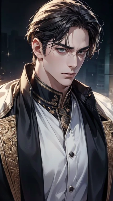 (best quality,4k,8k,highres,masterpiece:1.2),ultra-detailed,(realistic,photorealistic,photo-realistic:1.37),36 year old man,3 day beard,handsome anime,portraits,strong,masculine,dark hair,sharp jawline,mesmerizing eyes,perfectly styled hair,cool anime outfit,confident expression,vibrant colors,dynamic lighting, expression love.