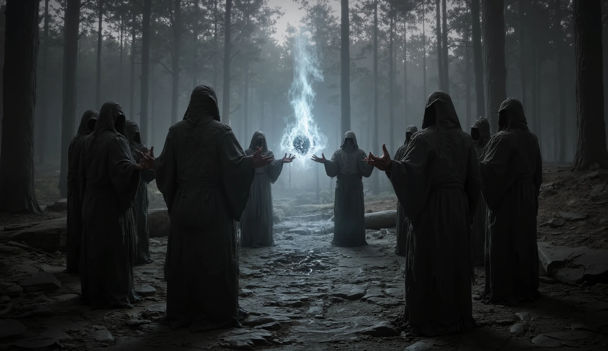 But when the final chant ended, the ground beneath their feet again began to vibrate.