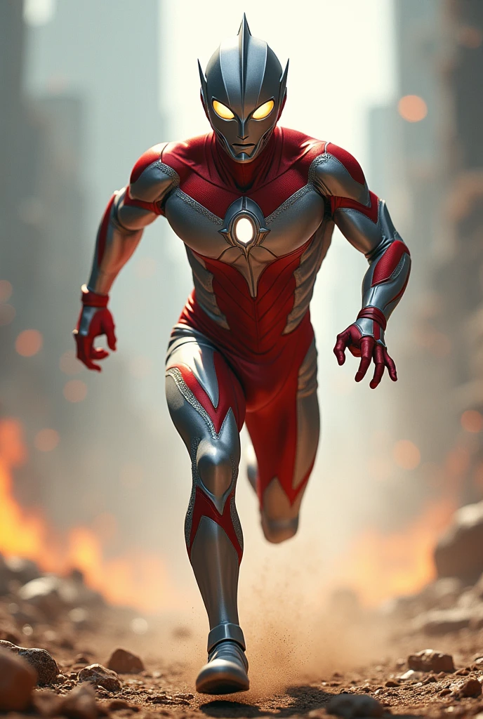 (8k, RAW photo, best quality, masterpiece:1.2), ultra detailed, official art, photo-realistic:1.37, upper body shot, DC Professor Zoom, film grain, action pose