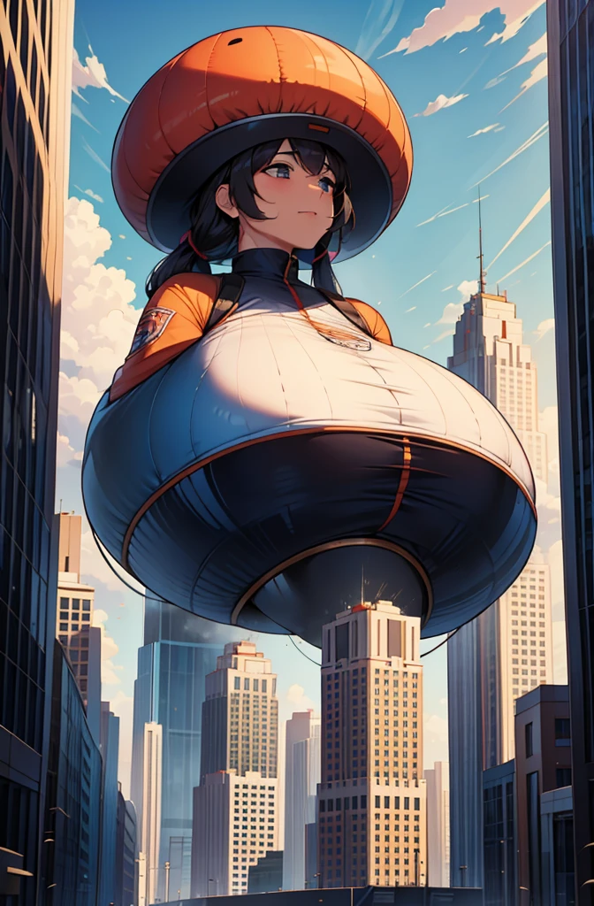 Mother turns inflatable object at the request of the son and the son is happy, But the mother's body had a side effect after her son's compliment began to feel her body inflating too much and growing