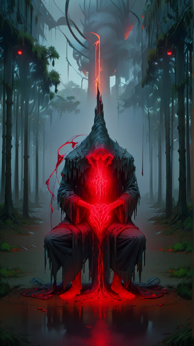 (0107)theme:The Cursed Statue in the Deep Forest/Cursed Statue in the Deep Forest / The Cursed Statue in the Deep of the Forest　, Magical Void Energy   ,   Floating Above Your Hand ,    Awaken the wind  , Energy Cracking, 