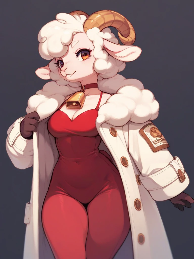 Make a furry white and brown rabbit with the human body and rabbit head. She on a well-designed and beautiful stage singing. it is stylish and the main colors are: roxo e rosa. 4K Quality