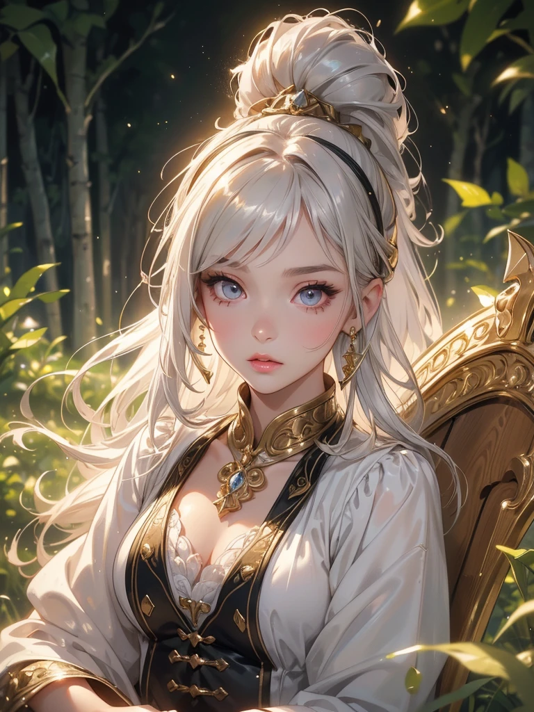 ((highest quality)),(Ultra-high resolution),(Very detailed),(Detailed Description),((The best CG)),(A masterpiece),Ultra-precise art,amazing drawing art,(Fantasy art with intricate detail:1.5), (woman:1.7),(Beautiful and well-proportioned face:1.5),　flower