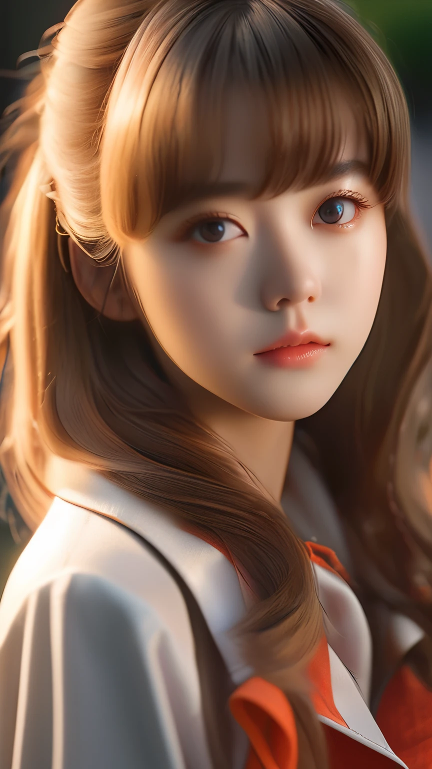 ((sfw: 1.4)), ((detailed face, professional photography)), ((sfw, (zettai ryouiki:1.4), 1 Girl)), Ultra High Resolution, (Realistic: 1.4), RAW Photo, Best Quality, (Photorealistic Stick), Focus, Soft Light, (()), ((Japanese)), (( (young face))), (surface), (depth of field), masterpiece, (realistic), woman, bangs, ((1 girl))