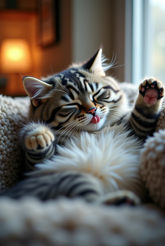 Sleeping kitten