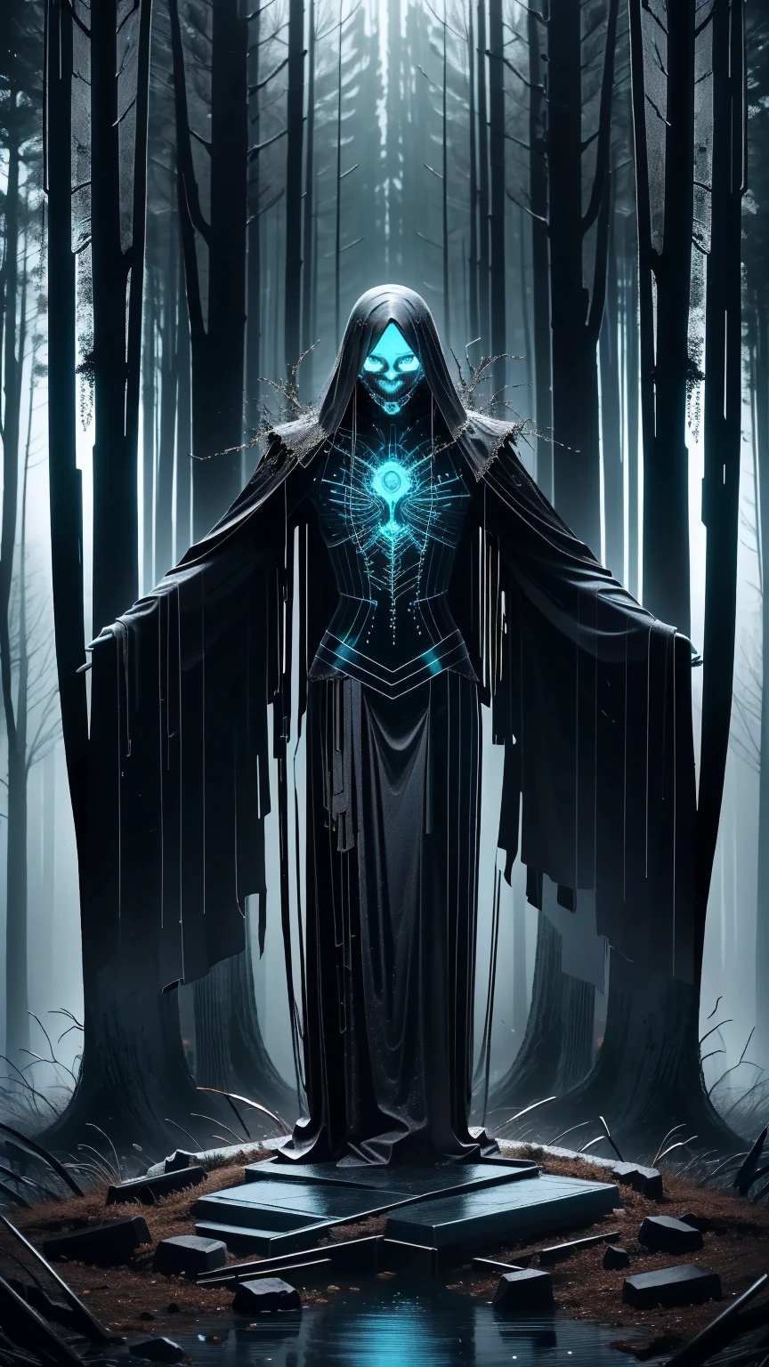 the oracle of despair harnessing the darkness, ascended creature of alien origins