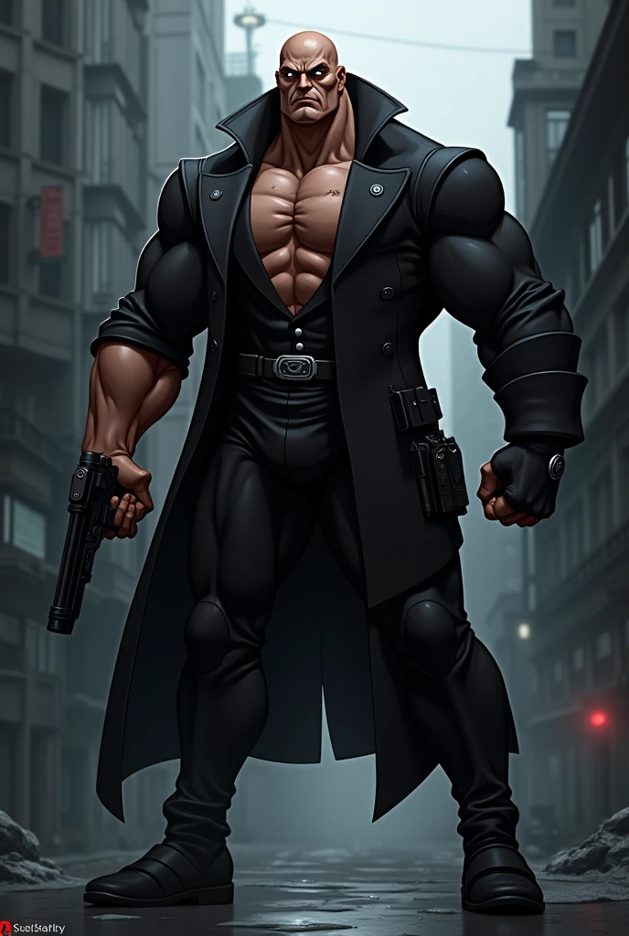 Steve from Minecraft game glowing white eyes badass anime