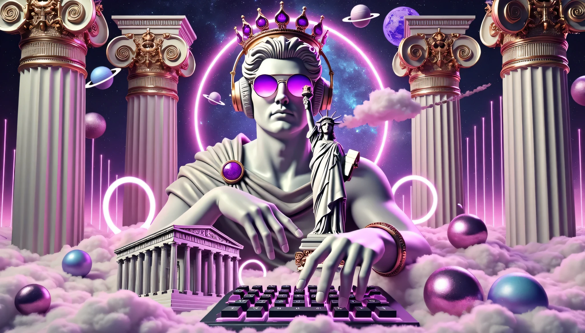 colorful photography of  spartan soldier from ancient Greece ((using MacBook:1.1)), sitting