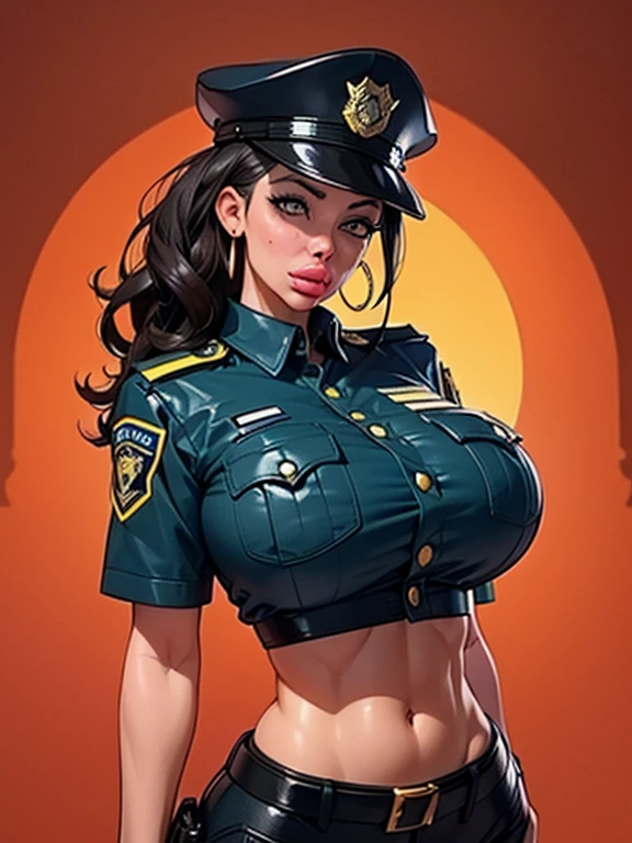 police woman, Body cute