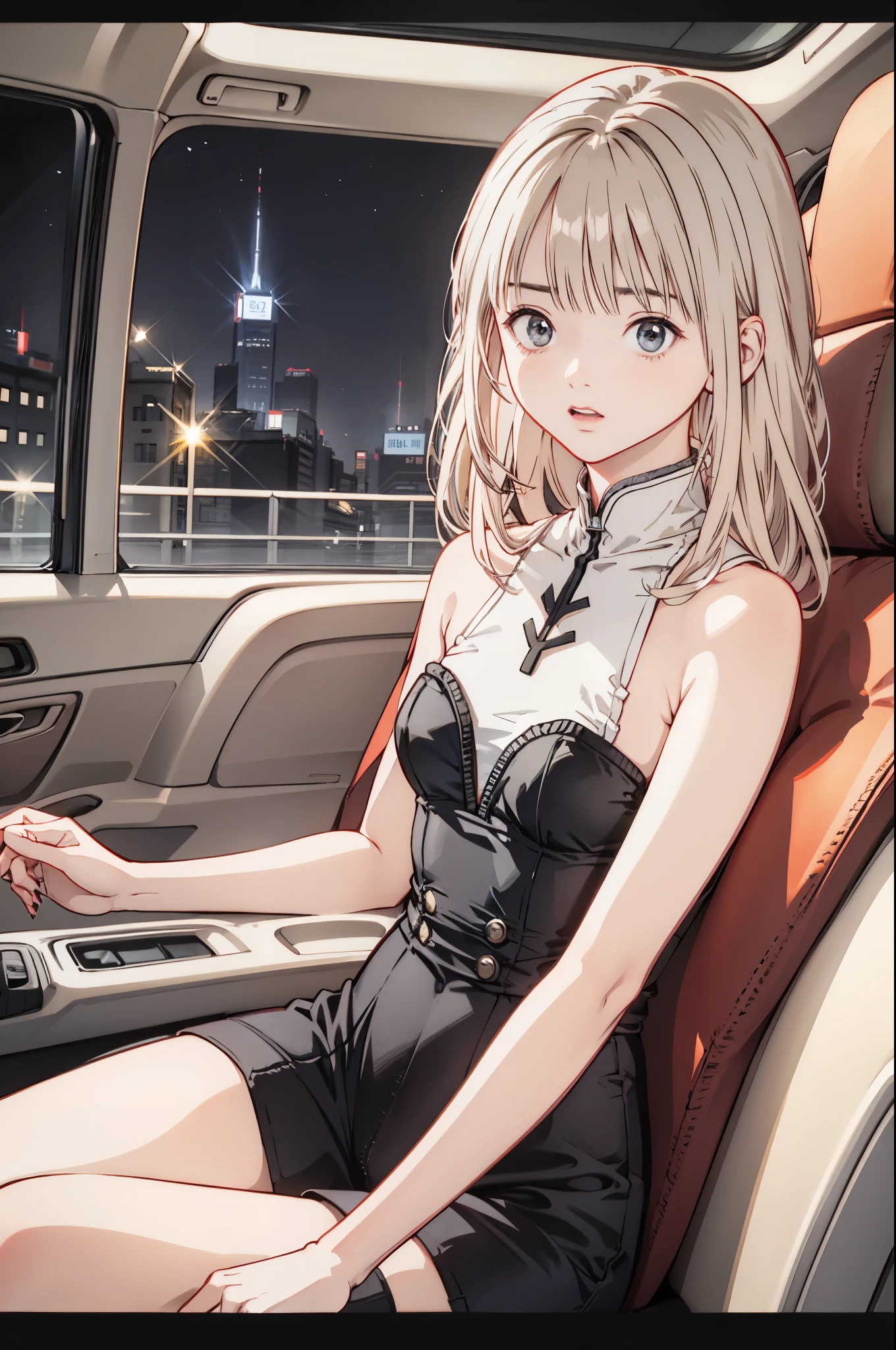 (8k、 best quality 、masterpiece:1.2)、( realistic、 super detailed 、 super A high resolution、 boys、 boy、、Junior high school students、 beautifully detailed face 、narrow、( Slim Waist ) :1.3)、Autumn Clothes、 Beautiful Detailed Skin 、 skin texture、 floating hair in front of car、 professional lights 、Hokkaido、black rimmed square glasses、 Human body、 Silver Hair、