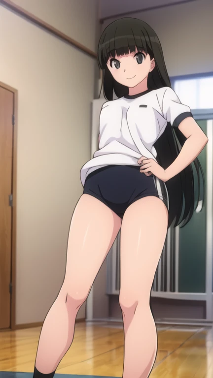 Nico Robin, Slicked back hair, Large Breasts, mature Red sports bra Lower body naked barefoot Bare shoulders Squat down and stretch your legs out Cum dripping from between her legs locker room Panting Put the in your Masturbation Thin pubic hair