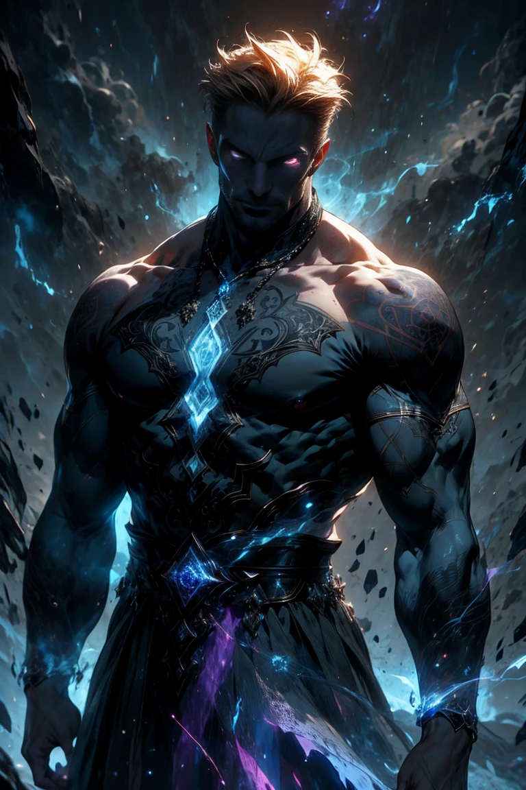 Create a male character , demon , black short hair, with black eyes , succubus, with anime features 2000