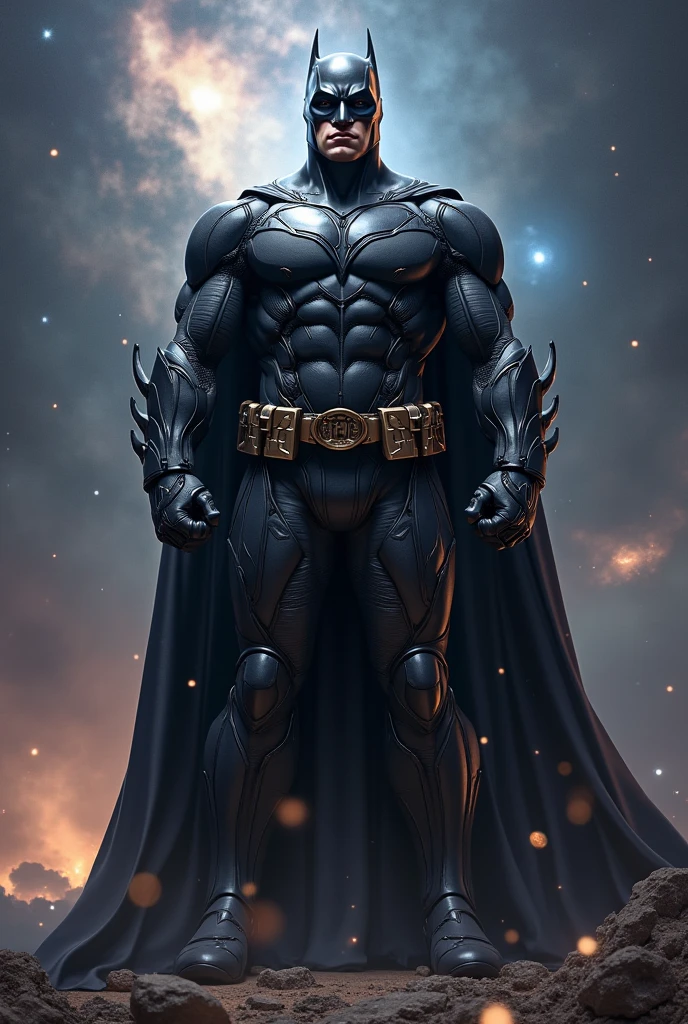 1 man, solo, close up cowboy shot of Ben Affleck as Batman, tall, hunk, muscular, bulk, wide shoulder, realistic, dark grey mask, dark dirty grey suit, dark grey arms, black gloves, best quality, masterpiece, high resolution:1.2, black cape, high detailed mask, high detailed suit, high detailed face, award winning, night time, a dark cave in the background, indoors, 4k, wallpaper