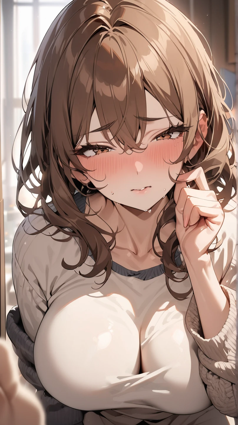 (masterpiece:1.5), (best quality:1.2),(famous artist:1.2),(official art:0.5),from adove, (Top quality:1.2),(high resolution:1.2),1girl,solo,clothes reflecting light,,oppai loliAK,(brown hair:1.6),loli faclf naked ,smile,long hair, Dungeon, fear, fear, terror, despair,trars,