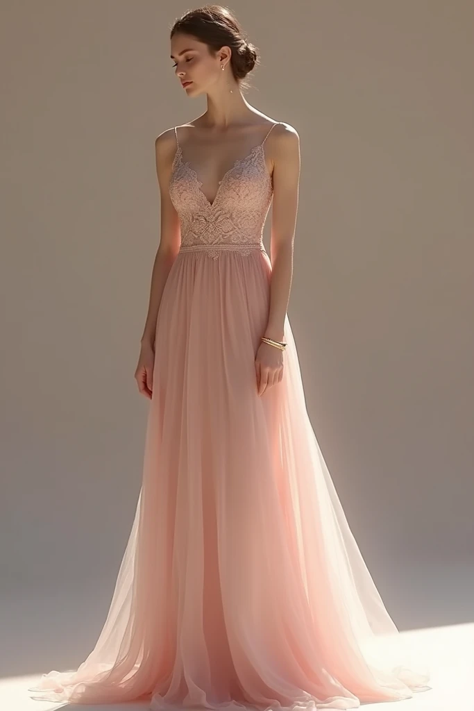 1 girl in, 20 year, royal mackup, standing alone, long hair, Colossal , looking ahead at viewer, hair blonde, hair blonde, topless, brown eyes, jewelry, whole body, a necklace, pink silk dress, realistic, A sexy, small breast, visible breast, breast nipples, royal family, princess, 