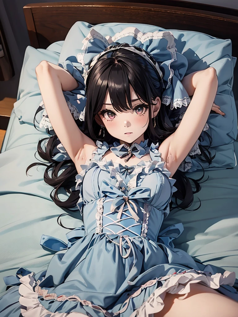1 , blue dress
