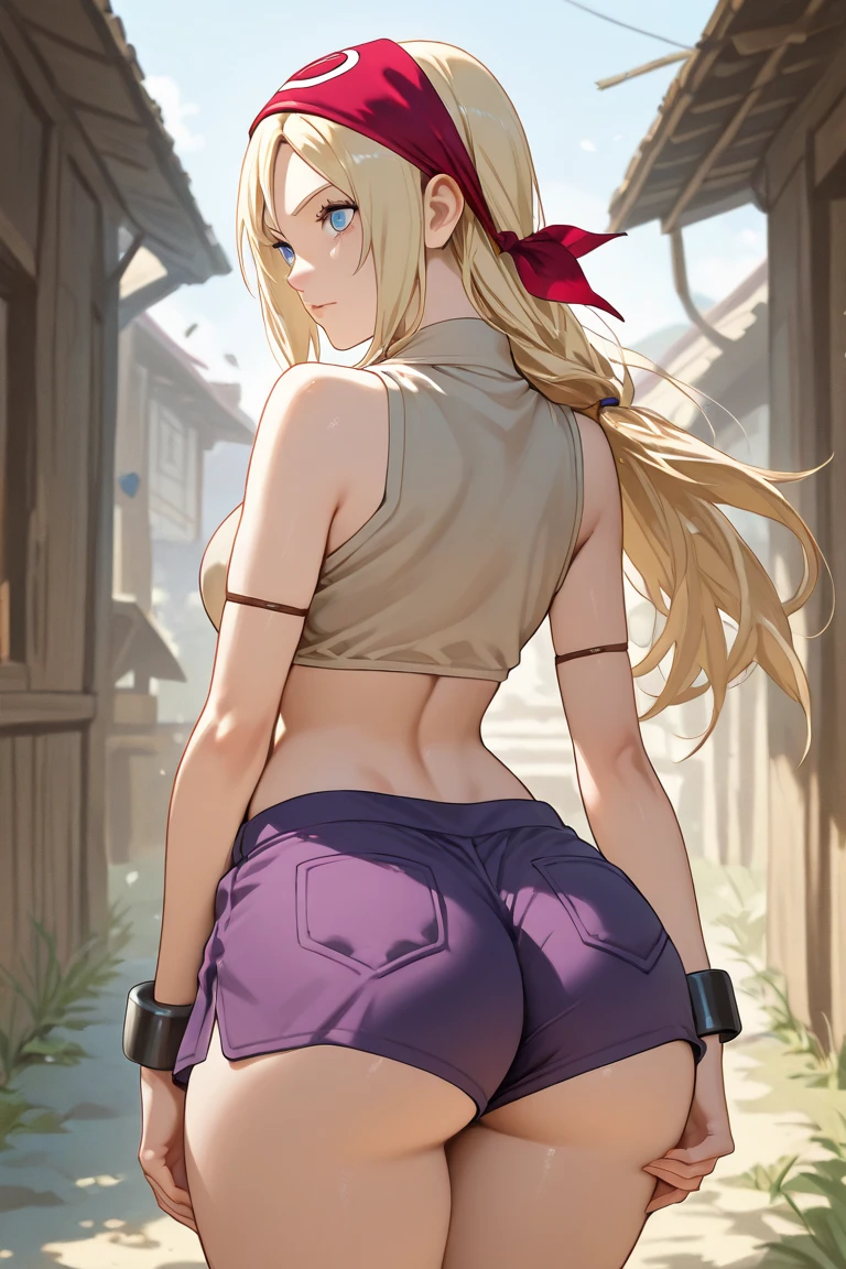 1girl, multiple colored hairs, tiger tail, smile, leaning forward, bent over, outside, charm posing, background, amazon warrior outfit, ponytail, (view from side), 20 years old, (tomboy), blonde hair, (big fat ass), voluptuous, high details, amazon, sharp detailed face, detailed eyes, well-used pussy, mature, long and wild amazon hair, amazon, long hair, tattoo, tanned, in a tribal village with leaf huts and tents, huge breasts, fur, toned body, amazon outfit, (ikuchan), ROUGH SEX, muscular man, hard sex, large and thick penis, motion lines, man grabbing girls butt, tanned skin, (standing doggystyle), rough sex, muscular male, man grabs girls ass, barbarian male, (thrusting), moaning, submissive female, forced, rape, open mouth