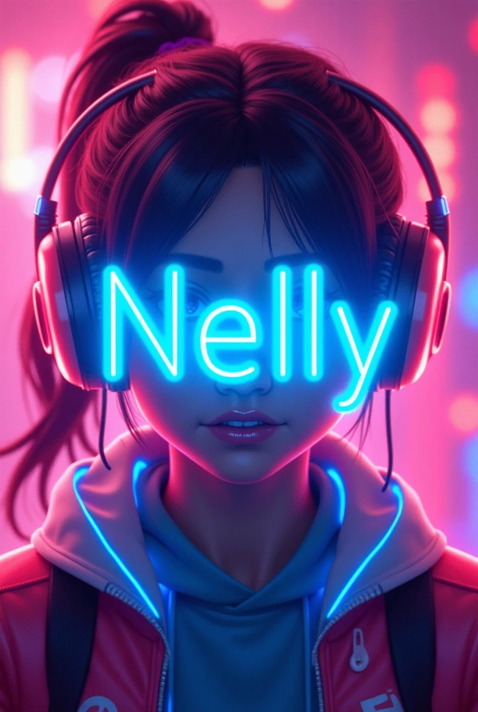 generate a imagin with the name noizer on her boobies
