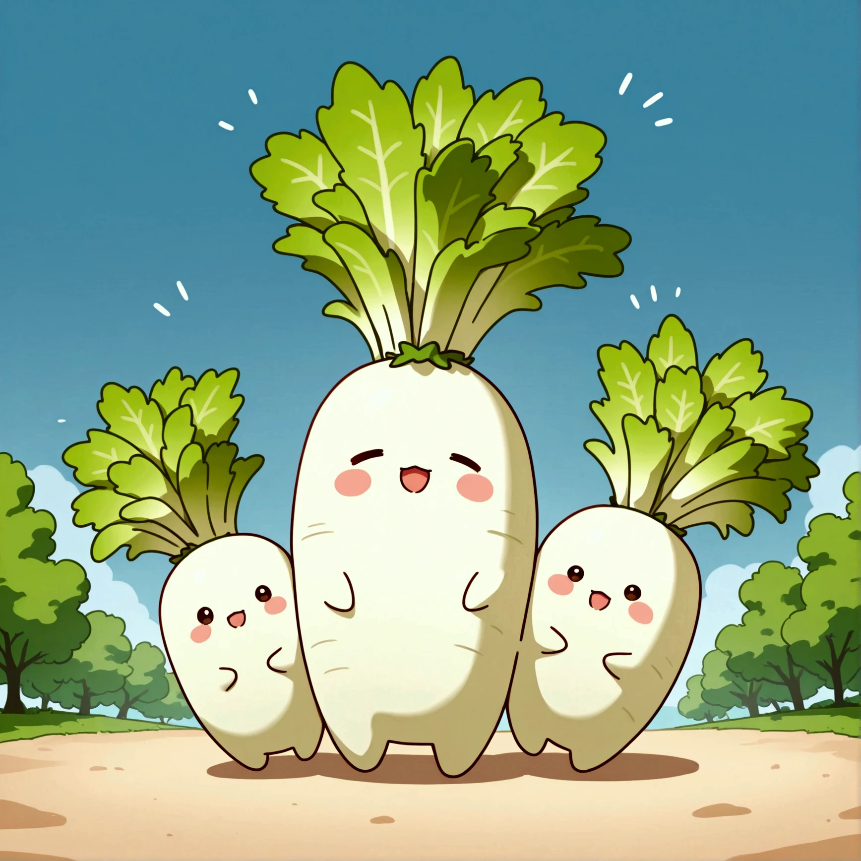 Daikon characters