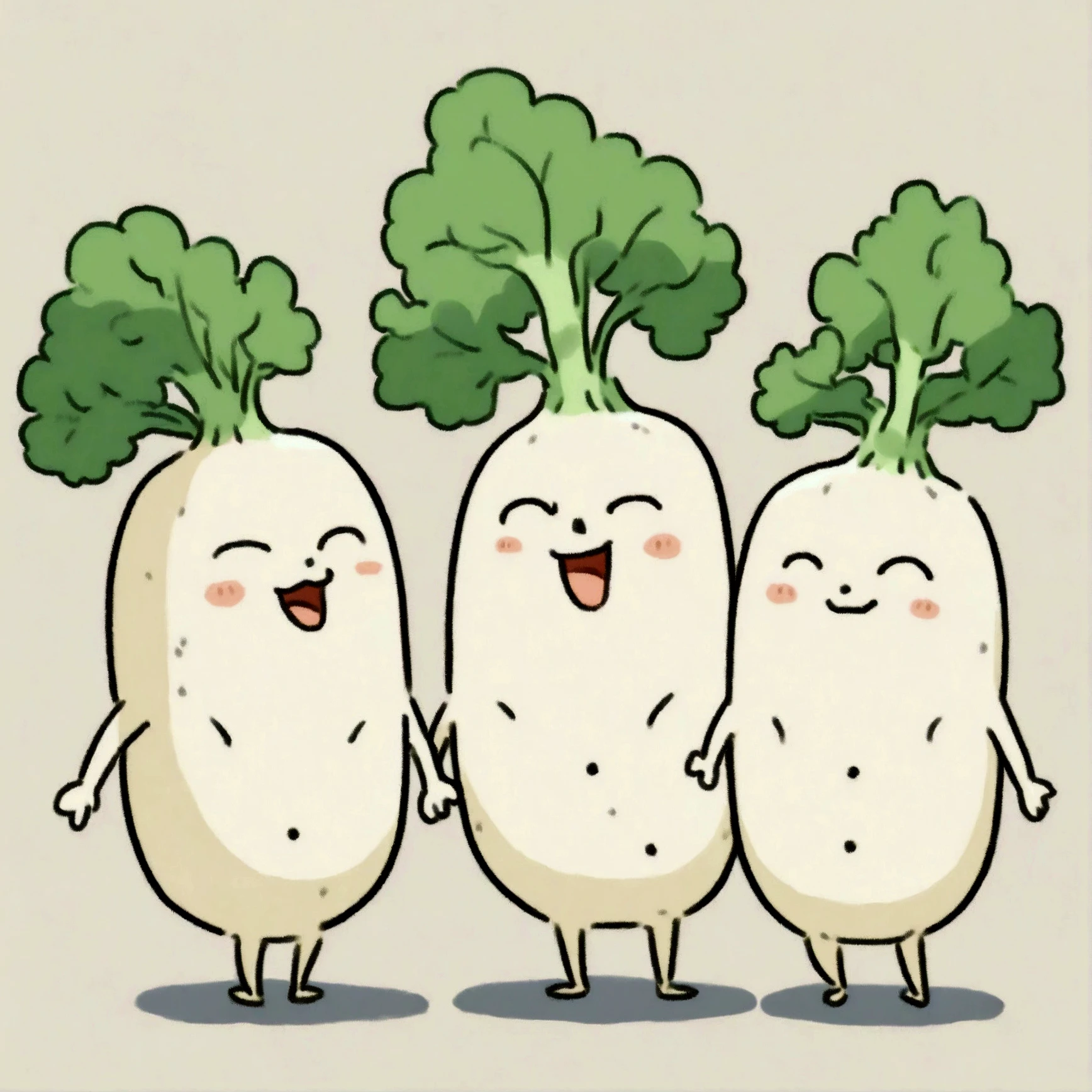 Daikon characters