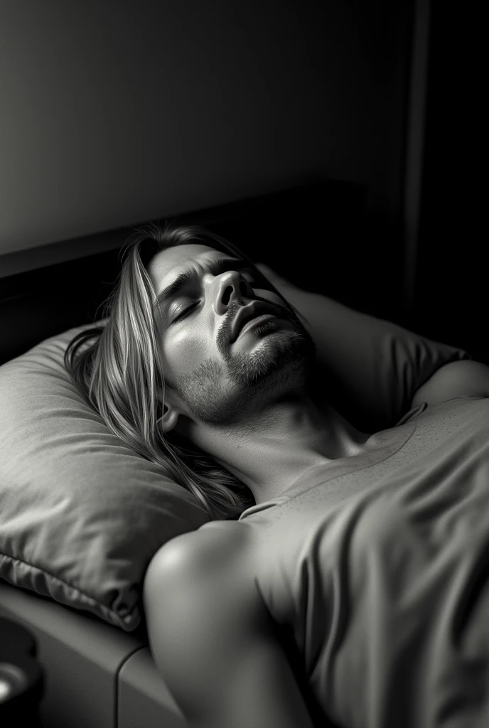 realistic photo o Marilyn Monroe at 25-year-old  Man, Half nude, lying on bed -- detailed face and body, natural lighting, high resolution, photorealistic, (best quality,64k,highres,masterpiece:1.2),ultra-detailed,(realistic,photorealistic,photo-realistic:1.37),realistic skin texture,detailed eyes and lips,beautiful detailed face,long eyelashes,smooth skin,natural body shape--hyper realistic fur:1.3), (detailed fur:1.2), (fur covered body:1.2), (male:1), (canine features:0.5), (expressive face, detailed face:1.3), (realistic:1.3), (photorealistic, photo-realistic:1.2), full color, (3d:1), (highly detailed:1.2), masterpiece, 64k.