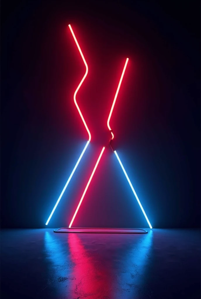 Human made of neon, dance pose, 90's style, psychedelic, digital art, 4K