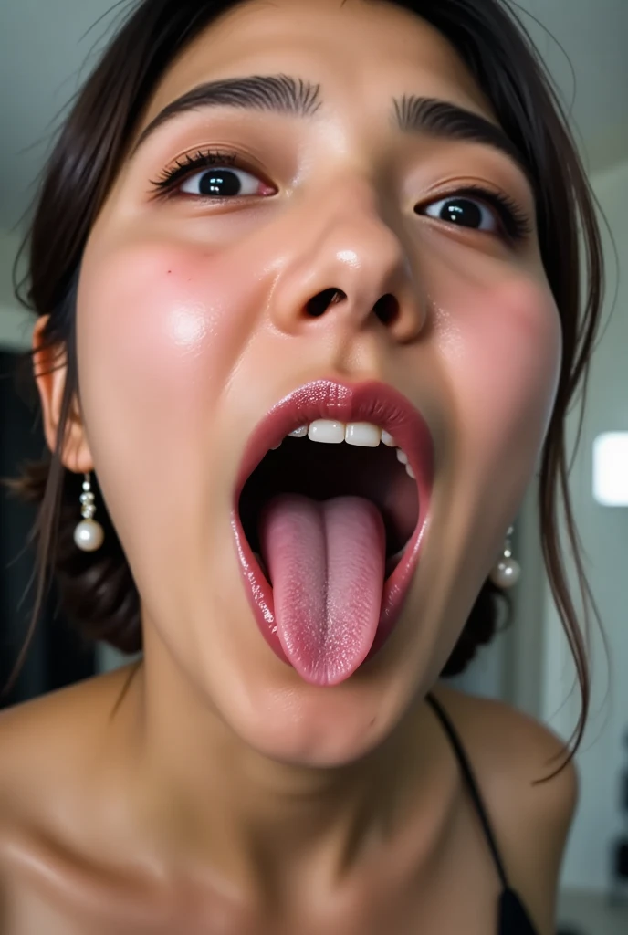  Woman&#39;s face、Licking viewers ,   1 girl,lip,(saliva),  orgasm expression durIng _in_  viewer,,tongue_outside,flap,length_tongue,thick lips,   drool  ,   fisheye lens,close-up,Show me your nostrils, Highlight Her Nostrils   ,   Angelina Jolie  ,(( orgasm expression,  Drenched in sweat  ,My sweat glands are shining ,  oily skin ,)) Licking the Lens While Panting  , BackInSex on the ceiling ,透明なヨダレが糸を引いてtongue上から沢山垂れている,blowjob pov,gag,(( turn eyes)) skin that shines with oily sweat 