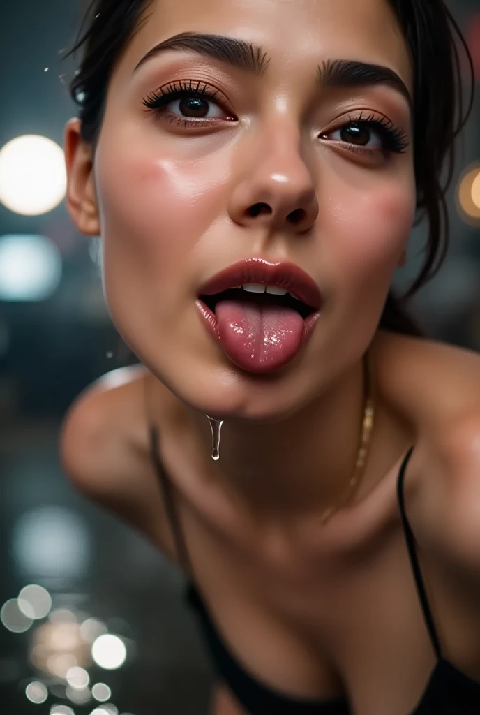    Beauty Kneeling on the Floor  、Licking the viewers,   1 girl,lip,(saliva), tongue_outside,flap,length_tongue,thick lips,   drool  ,   fisheye lens,close-up,Show me your nostrils, Highlight Her Nostrils   ,   Angelina Jolie  ,(( 60 Degrees Sweaty  ,My sweat glands are shining ,  oily skin ,)) Licking the Lens While Panting  ,  face with orgasm during backwards sex ,透明なヨダレが糸を引いてtongue上から沢山垂れている, fellatio at a distance pov,gag,(( turn eyes)) Deep Kiss POV  , fellatio at a distance,Nostril close-up,  A lot of nose hair is growing ,((The inside of my nostrils is illuminated by a light ))((鼻とtongueはシャープにピントを合わせる)), sexy costume,   party venue,(( Wet Filter))リアルな人のtongue,