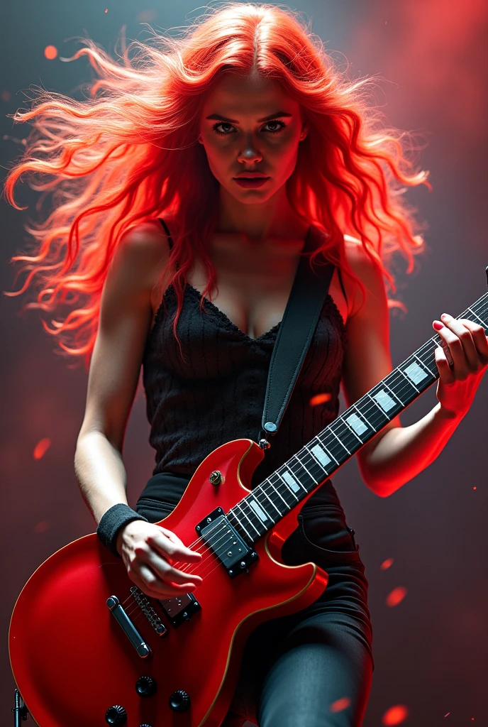 Subwoofers, red hair, girl,dums