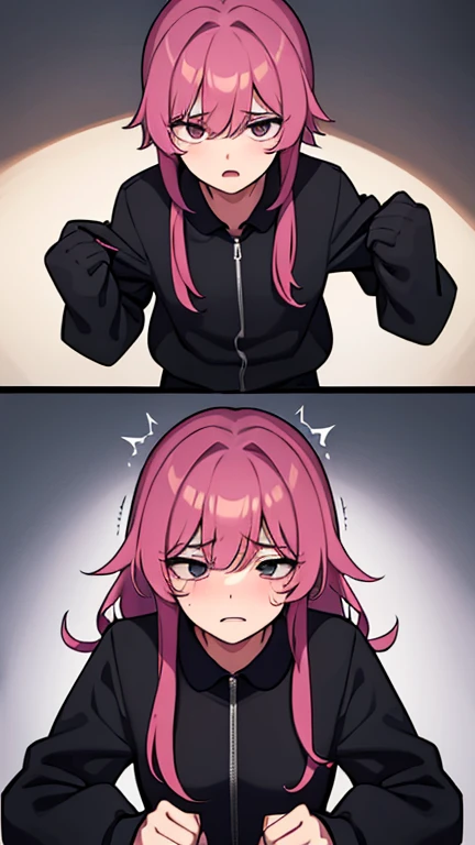 tied up,bondage,gag,disgust,blush,embarassed,tied up,bondage,gag,disgust,blush,embarassed, makeup, black eyeliner