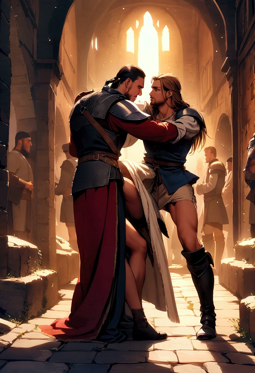 (Ultra resolution 8K), (obra maestra muy detallada),. hermosa.pareja