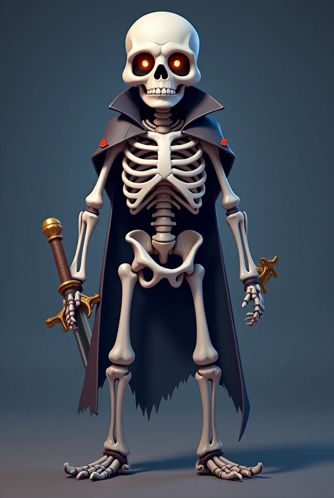 there is a skeleton in a pirate costume standing on a block, skeleton pirate, small character. unreal engine 5, 3 d render stylized, 3 d character render, highly detailed character, high detail iconic character, hyperdetailed fantasy character, 3 d render character art 8 k, stylized 3d render, toon render keyshot, 3 d character art