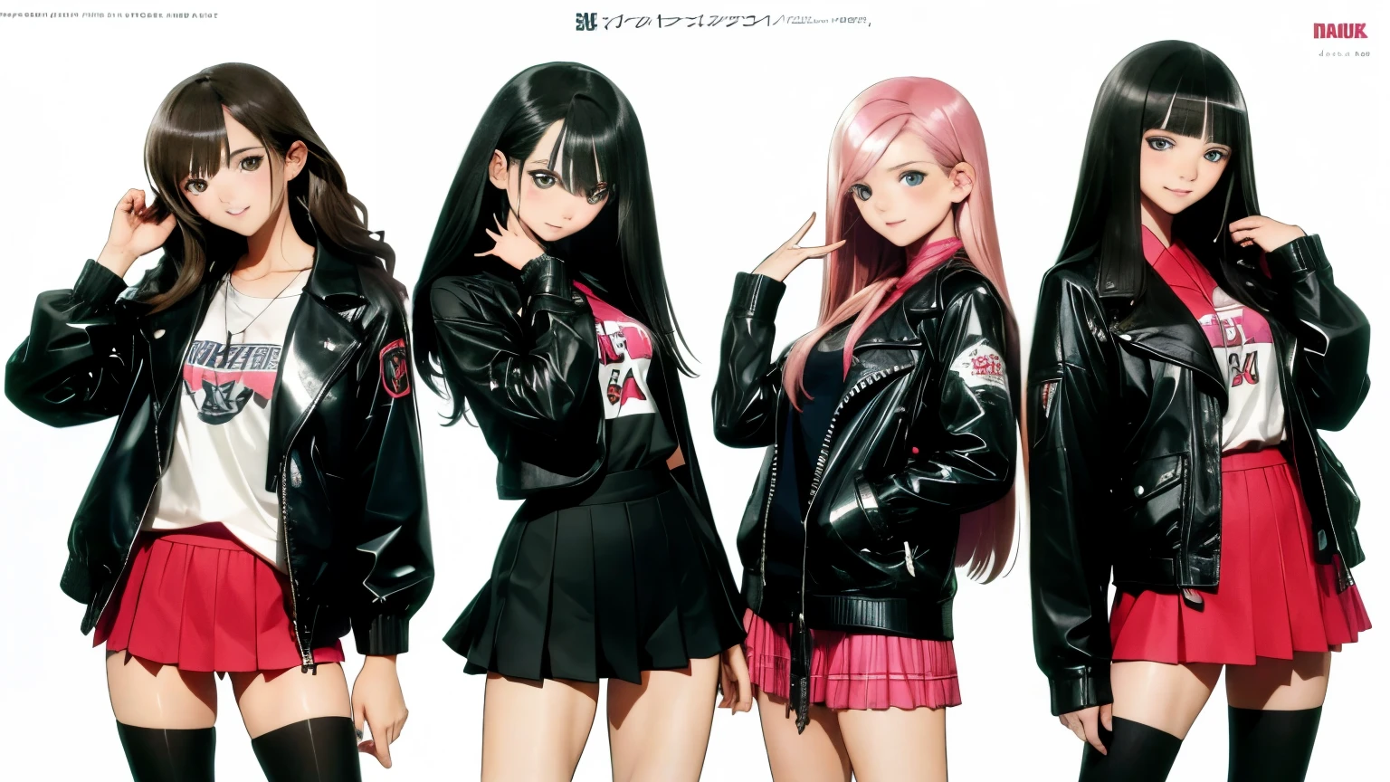 Personajes femeninos en el estilo de danganronpa